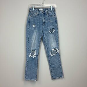 PacSun Eco Distressed Mom Jeans Size 25